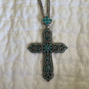 Brighton Reversible Cross Necklace